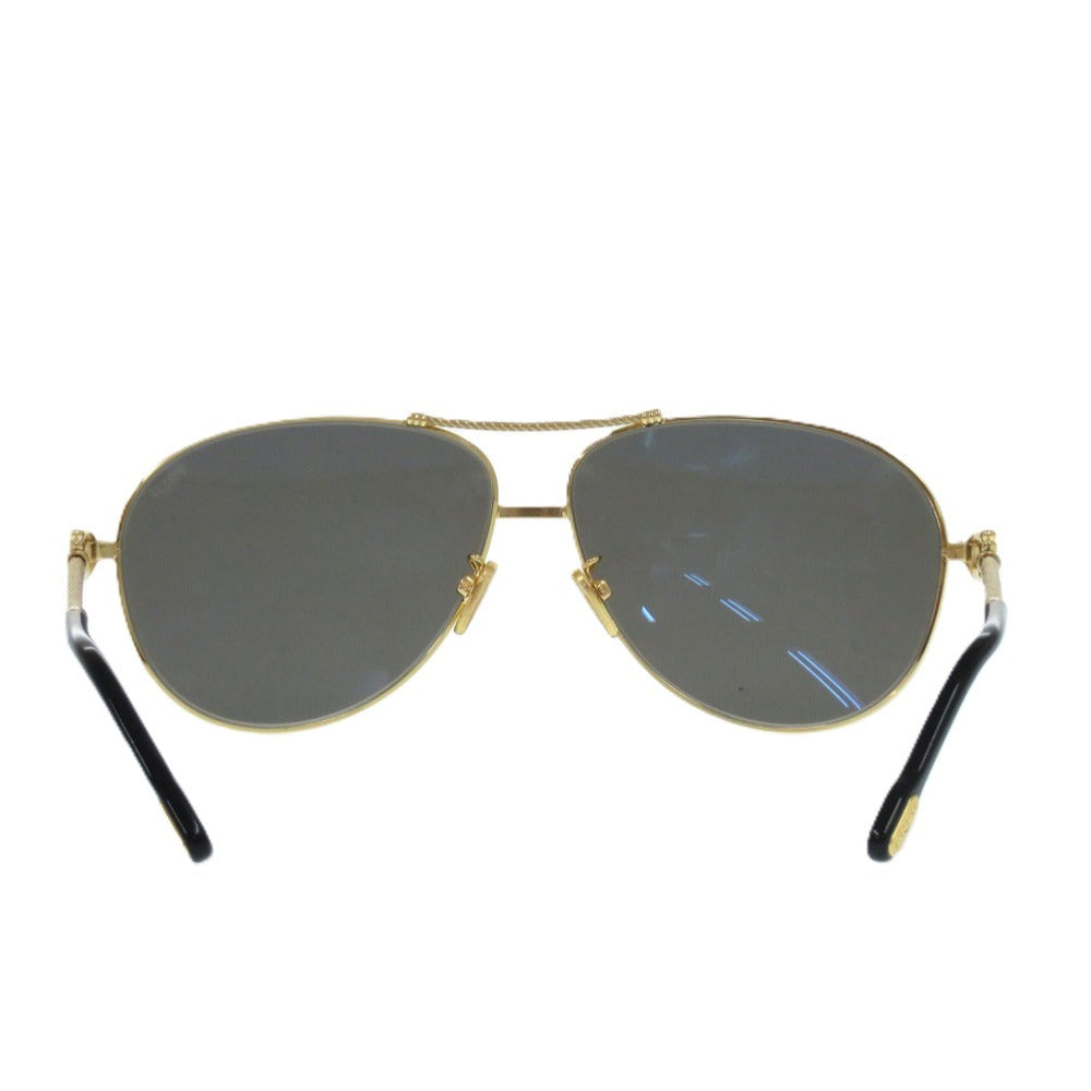 新品同様 フレッド シャイニーロジウム FG40001U メタル ブラック ゴールド金具 0884 黒 サングラス【中古】FRED