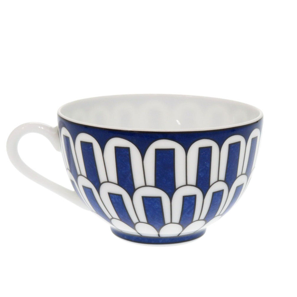 未使用 エルメス ブルー ダイユール ティーカップ ポーセリン ブルー マグカップ 青 0894【中古】HERMES