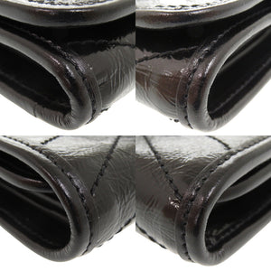 新品同様 サンローランパリ Niki ウォレット 三つ折り財布 レザー ブラック 0914【中古】SAINT LAURENT PARIS