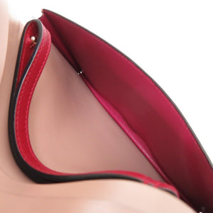 新品同様 ブルガリ セルペンティ SERPENTI FOREVER CONTINENTAL SMARTPHONE レザー ルビーレッド 赤 二つ折り財布 0923【中古】BVLGARI