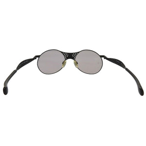 美品 シャネル CCロゴ つや消し パンチング サングラス ヴィンテージ 05982 83339 メタル ブラック 0924【中古】CHANEL