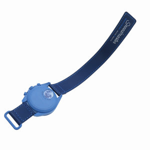 未使用 オメガ × スウォッチ  ミッショントゥザ スーパーブルー ムーンフェイズ SO33N700 クオーツ 腕時計 ナイロン/バイオセラミック ブルー 青 0956【中古】OMEGA メンズ