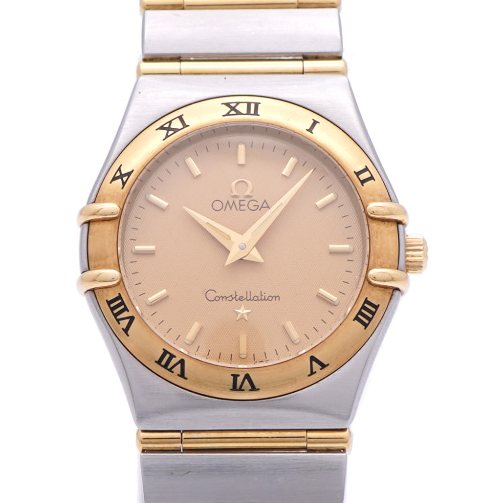 オメガ コンステレーション K18YG フルバー 1272.10.00 クオーツ 腕時計 SS / K18イエローゴールド 0958【中古】OMEGA レディース