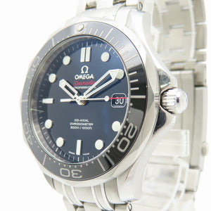 美品 オメガ シーマスター ダイバー 300M 212.30.41.20.01.003 自動巻き 腕時計 SS ブラック 黒文字盤 0961【中古】OMEGA メンズ