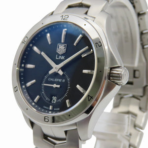 タグホイヤー リンク キャリバー6 WAT2110.BA0950 自動巻き 腕時計 SS ブラック 黒文字盤 0962【中古】TAG HEUER メンズ