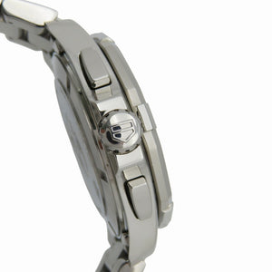 美品 タグホイヤー アクアレーサー クロノグラフ CAY111B クオーツ 腕時計 ステンレススチール ブルー 青文字盤 0964【中古】TAG HEUER メンズ