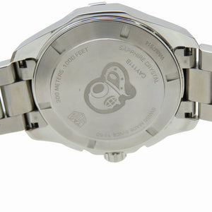 美品 タグホイヤー アクアレーサー クロノグラフ CAY111B クオーツ 腕時計 ステンレススチール ブルー 青文字盤 0964【中古】TAG HEUER メンズ