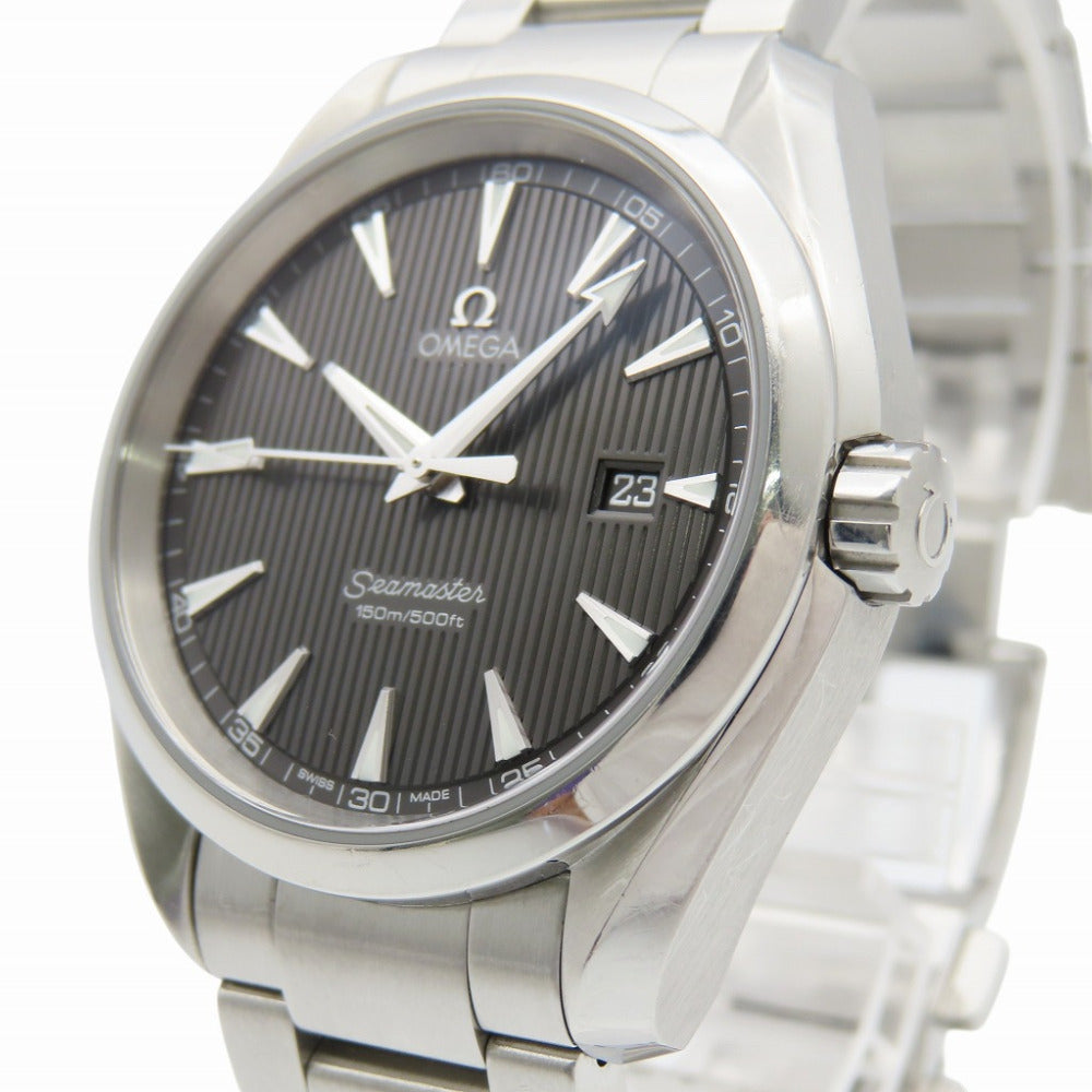 オメガ シーマスター アクアテラ 231.10.39.61.06.001 クオーツ 腕時計 SS グレー文字盤 0966【中古】OMEGA メンズ