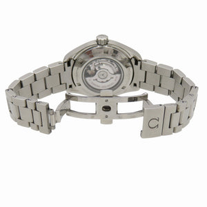 美品 オメガ シーマスター アクアテラ 12Pダイヤ コーアクシャル 231.10.34.20.55.001 自動巻き 腕時計 ダイヤモンド ホワイトシェル 0967【中古】OMEGA レディース