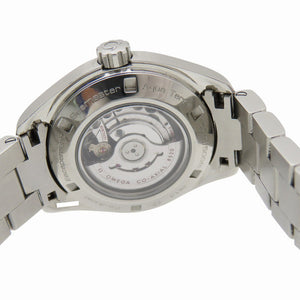 美品 オメガ シーマスター アクアテラ 12Pダイヤ コーアクシャル 231.10.34.20.55.001 自動巻き 腕時計 ダイヤモンド ホワイトシェル 0967【中古】OMEGA レディース