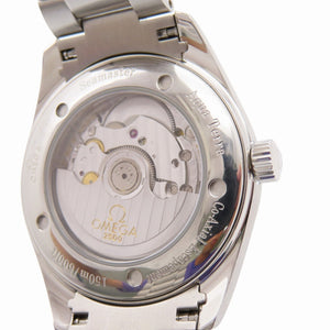 新品同様 オメガ シーマスター アクアテラ コーアクシャル 2503.33 自動巻き 腕時計 SS シルバー / ブルー 0969【中古】OMEGA メンズ