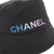 美品 シャネル コットン ブラック バケットハット 帽子 黒 0975【中古】CHANEL