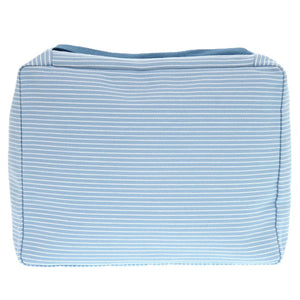 新品同様 エルメス カブリオル トゥーゴー バッグ MM コットン ホワイト ブルー 水 1009 ポーチ【中古】HERMES