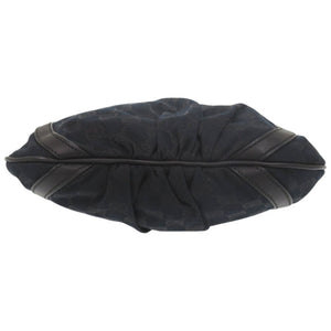 美品 グッチ アビー GGキャンバス レザー 203257 ブラック ショルダーバッグ 黒 1016【中古】GUCCI