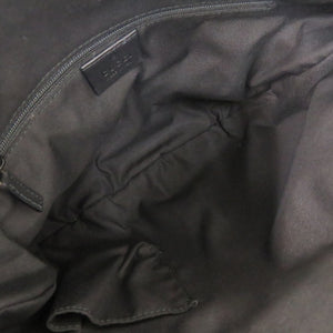 美品 グッチ アビー GGキャンバス レザー 203257 ブラック ショルダーバッグ 黒 1016【中古】GUCCI