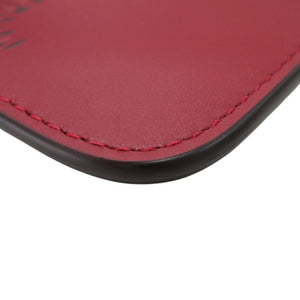 新品同様 カルティエ コインケース カードホルダー 小銭入れ レザー ボルドー 1041【中古】CARTIER