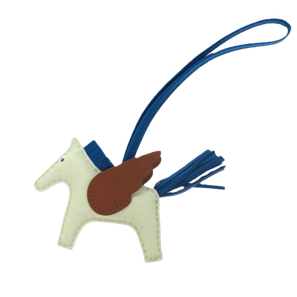 新品同様 エルメス ロデオペガサスPM アニューミロ ヴェールフィズ B刻印 1042 緑 キーホルダー【中古】HERMES