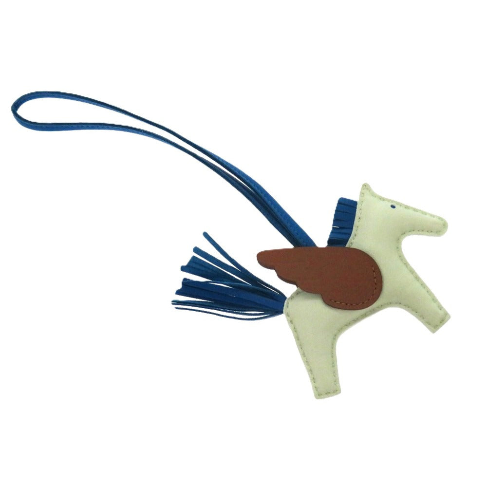 新品同様 エルメス ロデオペガサスPM アニューミロ ヴェールフィズ B刻印 1042 緑 キーホルダー【中古】HERMES