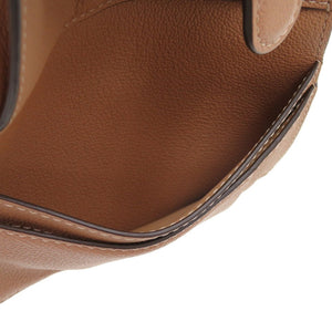 美品 デルボー ブリヨン AB0493 カーフ テンダーベージュ 1045 三つ折り財布【中古】DELVAUX