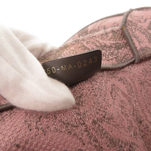 クリスチャンディオール ブックトート ラージ キャンバス ピンク トートバッグ 1058【中古】Christian Dior