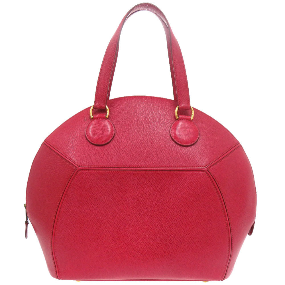 エルメス イルドシキ クシュベル ルージュ ゴールド金具 ○V刻印 ハンドバッグ 赤 1064 【中古】 HERMES
