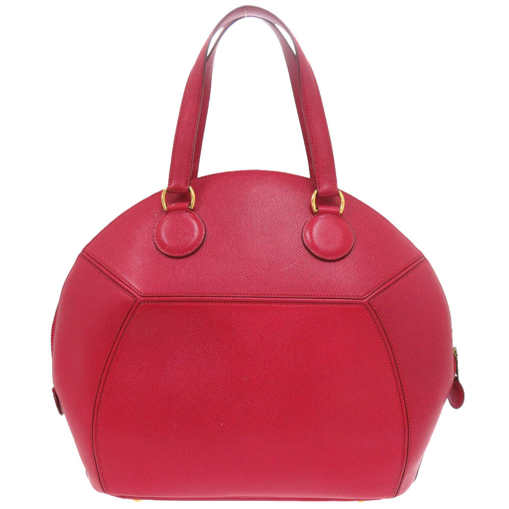エルメス イルドシキ クシュベル ルージュ ゴールド金具 ○V刻印 ハンドバッグ 赤 1064 【中古】 HERMES