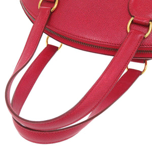 エルメス イルドシキ クシュベル ルージュ ゴールド金具 ○V刻印 ハンドバッグ 赤 1064 【中古】 HERMES