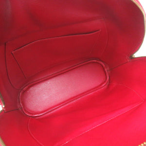エルメス イルドシキ クシュベル ルージュ ゴールド金具 ○V刻印 ハンドバッグ 赤 1064 【中古】 HERMES