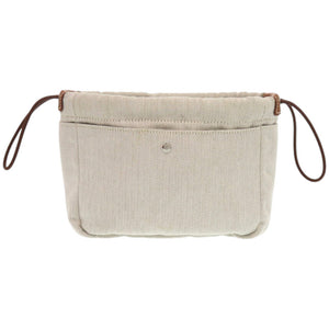 美品 エルメス フールビ20 トワルシェブロン バレニア トワルシェブロン ナチュラル ポーチ 1071【中古】HERMES