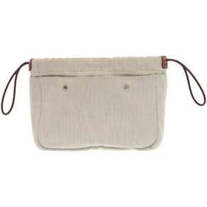 美品 エルメス フールビ20 トワルシェブロン バレニア トワルシェブロン ナチュラル ポーチ 1071【中古】HERMES