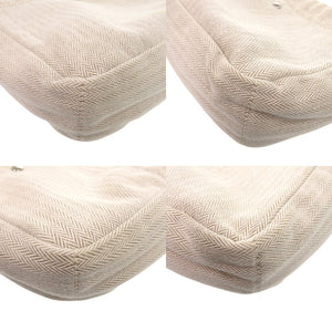 美品 エルメス フールビ20 トワルシェブロン バレニア トワルシェブロン ナチュラル ポーチ 1071【中古】HERMES