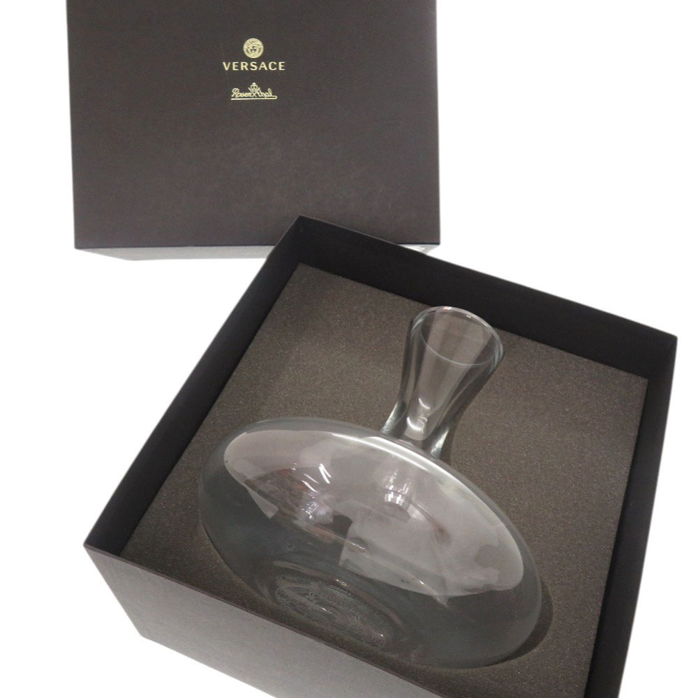 未使用品 ヴェルサーチ Medusa Lumiere ガラス デカンタ デキャンタ 1080【中古】VERSACE