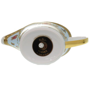 未使用品 ヴェルサーチ Ikarus Med Meandre d'Or rosen thal ローゼンタール 食器 陶器 ピンク 1087 ソーサー&ポット【中古】VERSACE