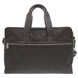 美品 ダンヒル ディーエイト PVC レザー ブラック 2WAY ビジネスバッグ ブリーフケース 黒 1094【中古】Dunhill メンズ