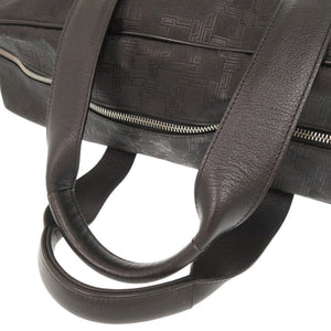 美品 ダンヒル ディーエイト PVC レザー ブラック 2WAY ビジネスバッグ ブリーフケース 黒 1094【中古】Dunhill メンズ