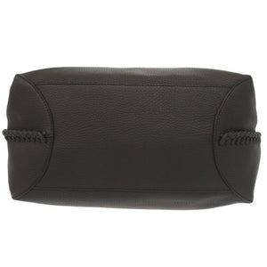 美品 トッズ レザー ブラック トートバッグ 黒 1095【中古】TOD’S