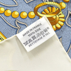 新品同様 エルメス カレ90 GRAND APPARAT グラン アパラ シルク マルチカラー スカーフ 1099【中古】HERMES