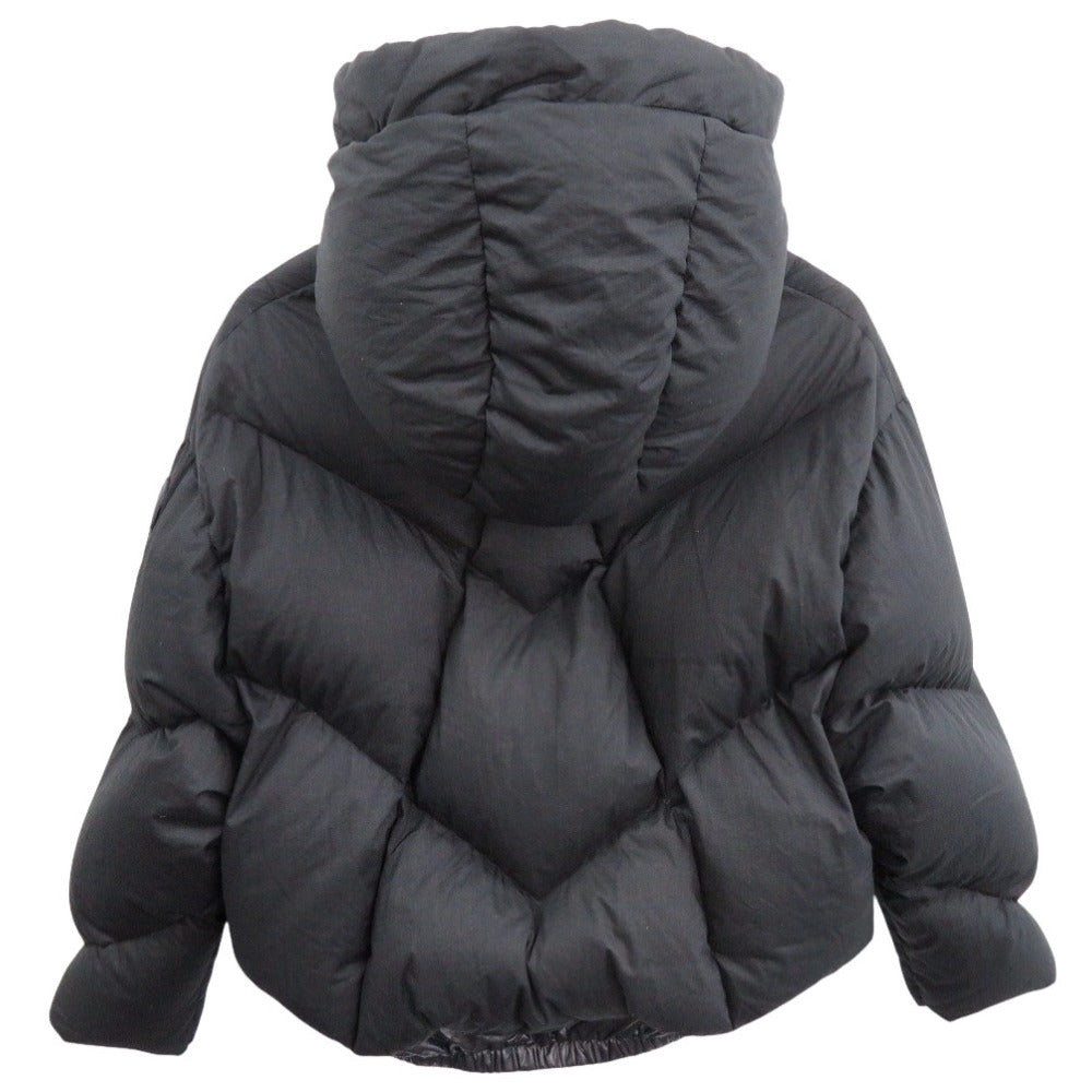 美品 モンクレール コットン/ナイロン ブラック ショートダウンジャケット 黒 1112【中古】MONCLER