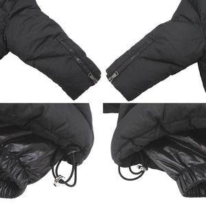 美品 モンクレール コットン/ナイロン ブラック ショートダウンジャケット 黒 1112【中古】MONCLER