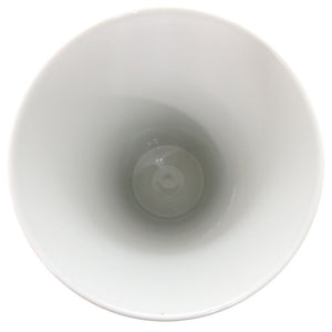 未使用 ヴェルサーチ 花瓶 Geschenkserie Le jardin de Versace 花 蝶 ポーセリン 磁器 ライトブルー/イエロー 1123【中古】VERSACE