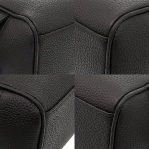 新品同様 ボナベンチュラ BPOT3-ET トートバッグ シュリンクレザー ブラック 1137 黒 トラベルポーチ【中古】BONAVENTURA