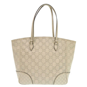 美品 グッチ 353119 グッチシマレザー アイボリー ハンドバッグ 1142【中古】GUCCI