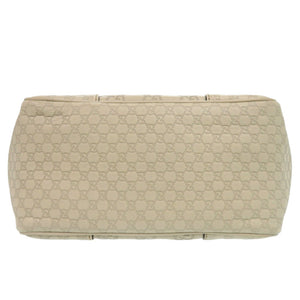 美品 グッチ 353119 グッチシマレザー アイボリー ハンドバッグ 1142【中古】GUCCI