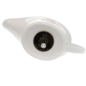 未使用品 ヴェルサーチ Ikarus Med Meandre d'Or rosen thal ローゼンタール 食器 陶器 ホワイト ゴールド 1146 ソーサー&ポット【中古】VERSACE