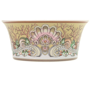 未使用品 ヴェルサーチ Les étoiles de la mer 食器 ポーセリン 磁器 ホワイト 1157 サラダボウル【中古】VERSACE