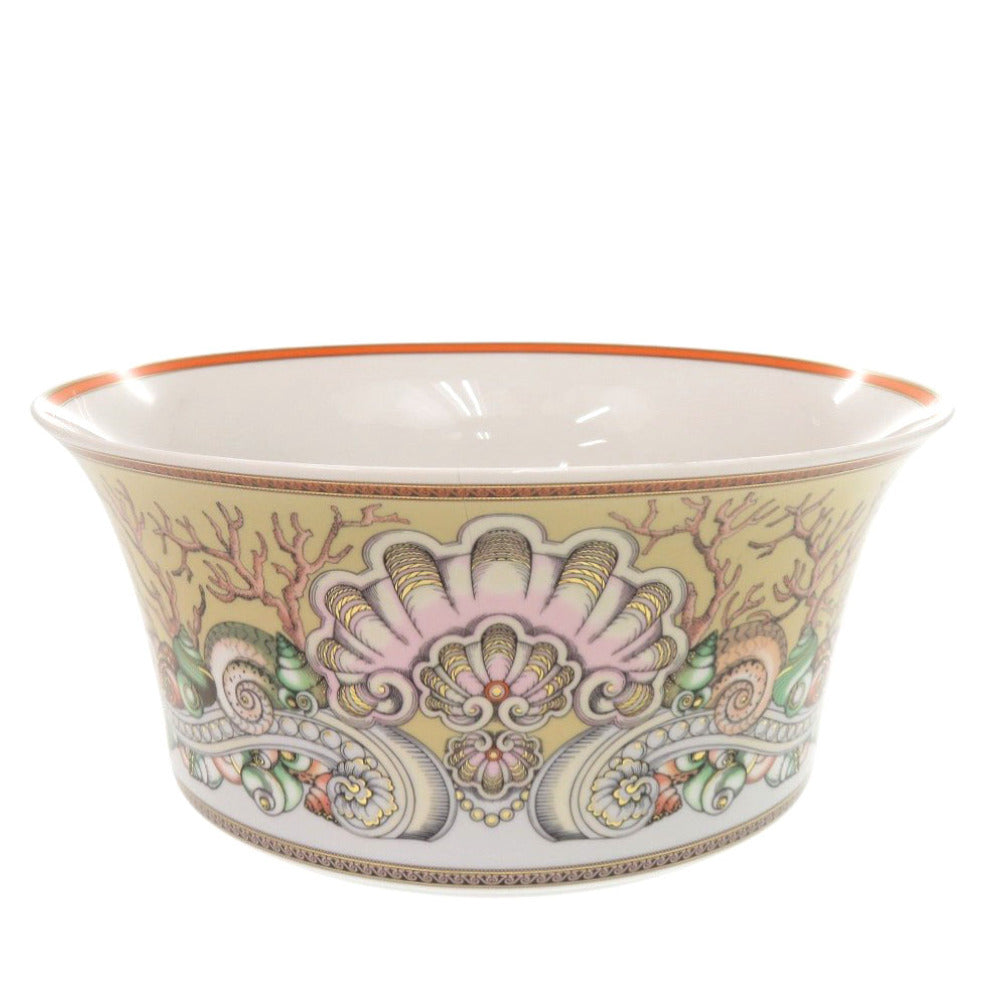 未使用 ヴェルサーチ サラダボウル Etoiles de la Mer ポーセリン 磁器 ベージュ ピンク 食器 1158【中古】VERSACE