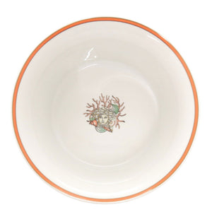 未使用 ヴェルサーチ サラダボウル Etoiles de la Mer ポーセリン 磁器 ベージュ ピンク 食器 1158【中古】VERSACE