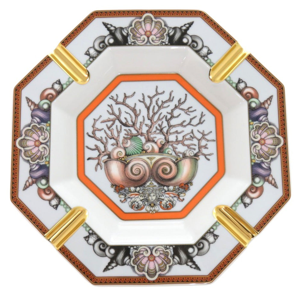 未使用品 ヴェルサーチ Etoiles de la Mer rosen thal ローゼンタール 食器 陶器 ホワイト 1162 プレート【中古】VERSACE