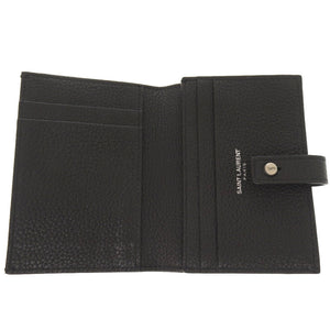 美品 サンローラン パリ サックドジュール レザー ブラック カードケース 名刺入れ 1167 【中古】 SAINT LAURENT PARIS