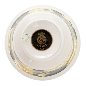 未使用品 ヴェルサーチ Asia Vanity 陶器 ホワイト ブラック 茶碗 食器 1176【中古】VERSACE